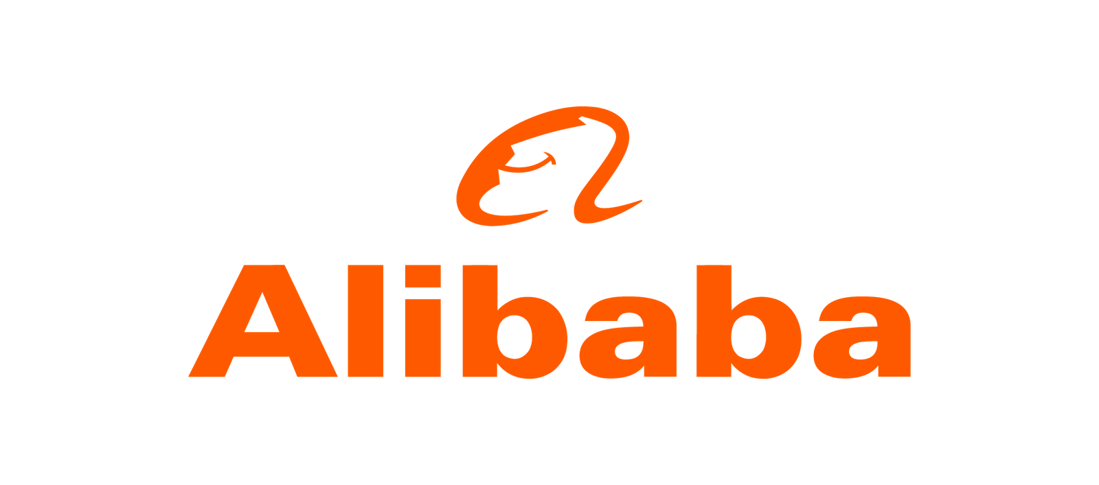 Alibaba logo, workplace branding project by Indy Blue Studio