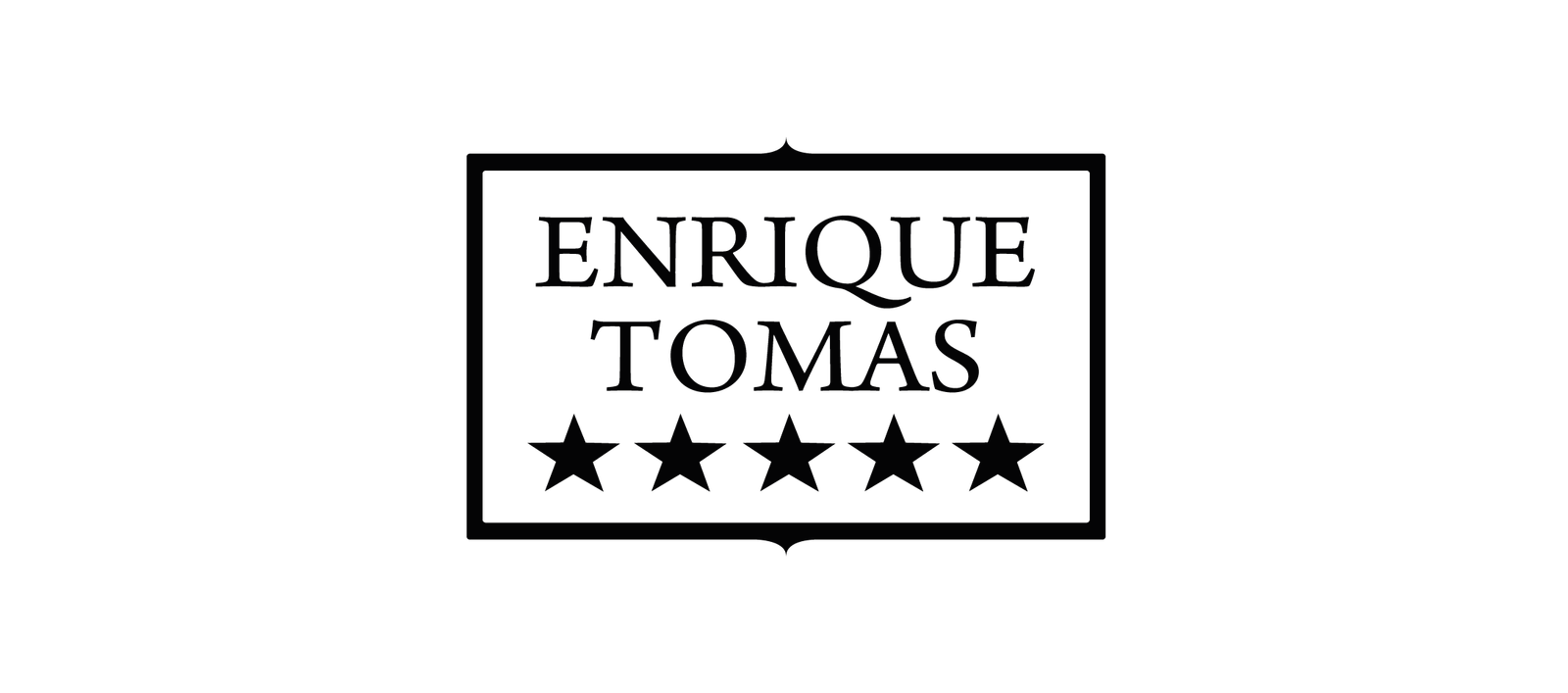 Enrique Tomás logo, hospitality and food and beverage client of Indy Blue Studio