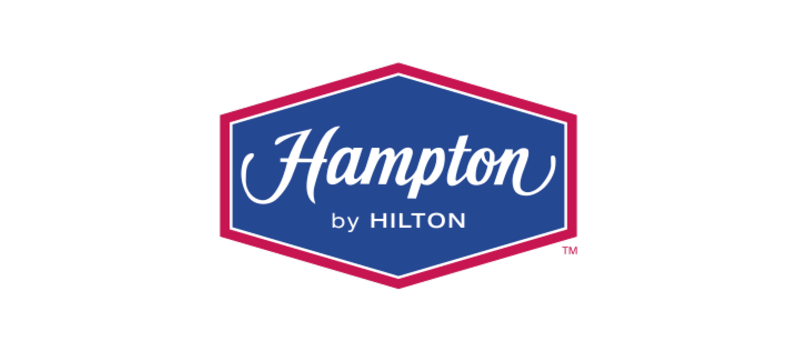 Hampton by Hilton logo, hospitality client of Indy Blue Studio