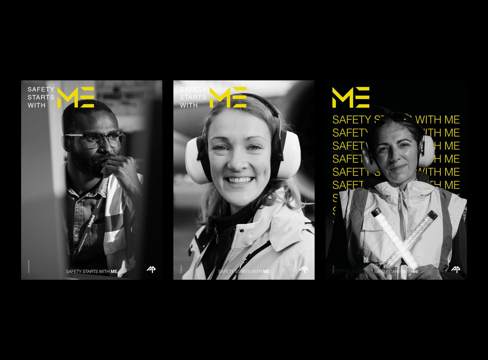 Aviapartner Safety Starts With Me employee communication campaign by Indy Blue Studio