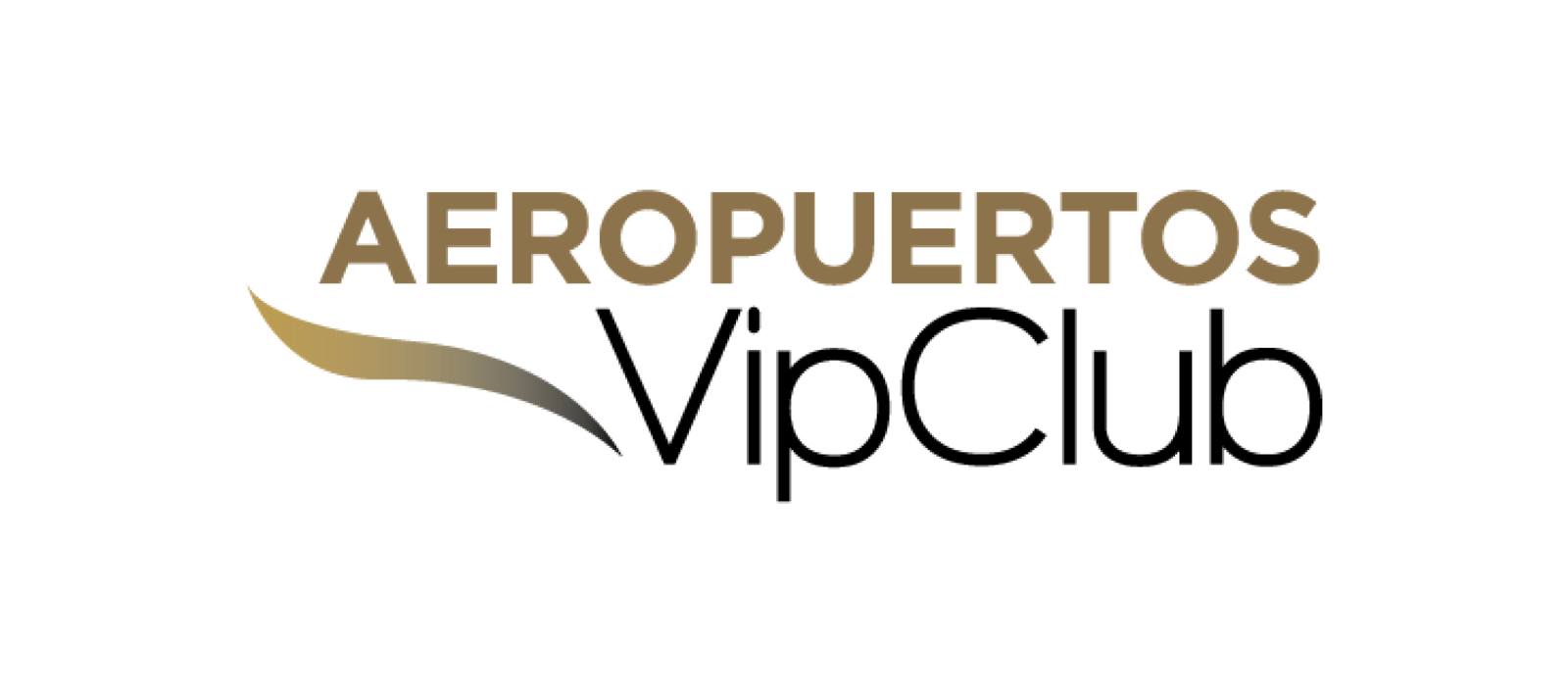 Aeropuertos VIP Club logo, airport hospitality and website design client of Indy Blue Studio