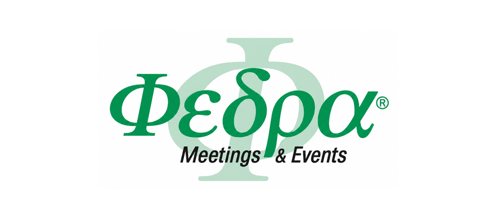 Fedra logo, meetings and events client of Indy Blue Studio