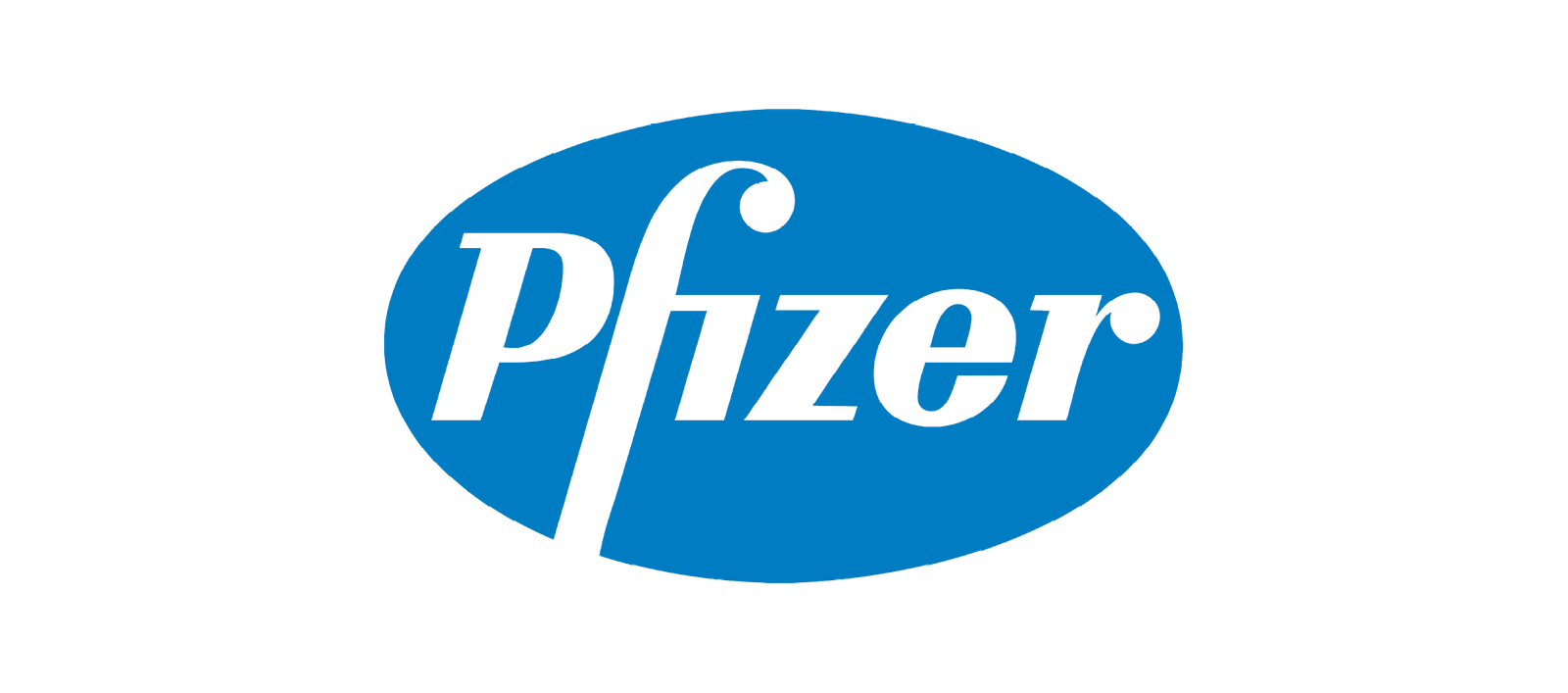 Pfizer logo, pharmaceutical client of Indy Blue Studio
